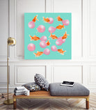 BUBBLEGUM GOLDFISH by Jonas Loose on GIANT ART - pink digital painting