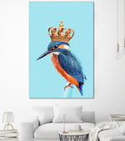 KINGFISHER by Jonas Loose on GIANT ART - blue photo manipulation