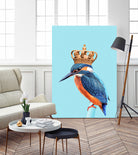 KINGFISHER by Jonas Loose on GIANT ART - blue photo manipulation