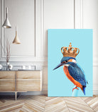KINGFISHER by Jonas Loose on GIANT ART - blue photo manipulation