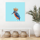 KINGFISHER by Jonas Loose on GIANT ART - blue photo manipulation