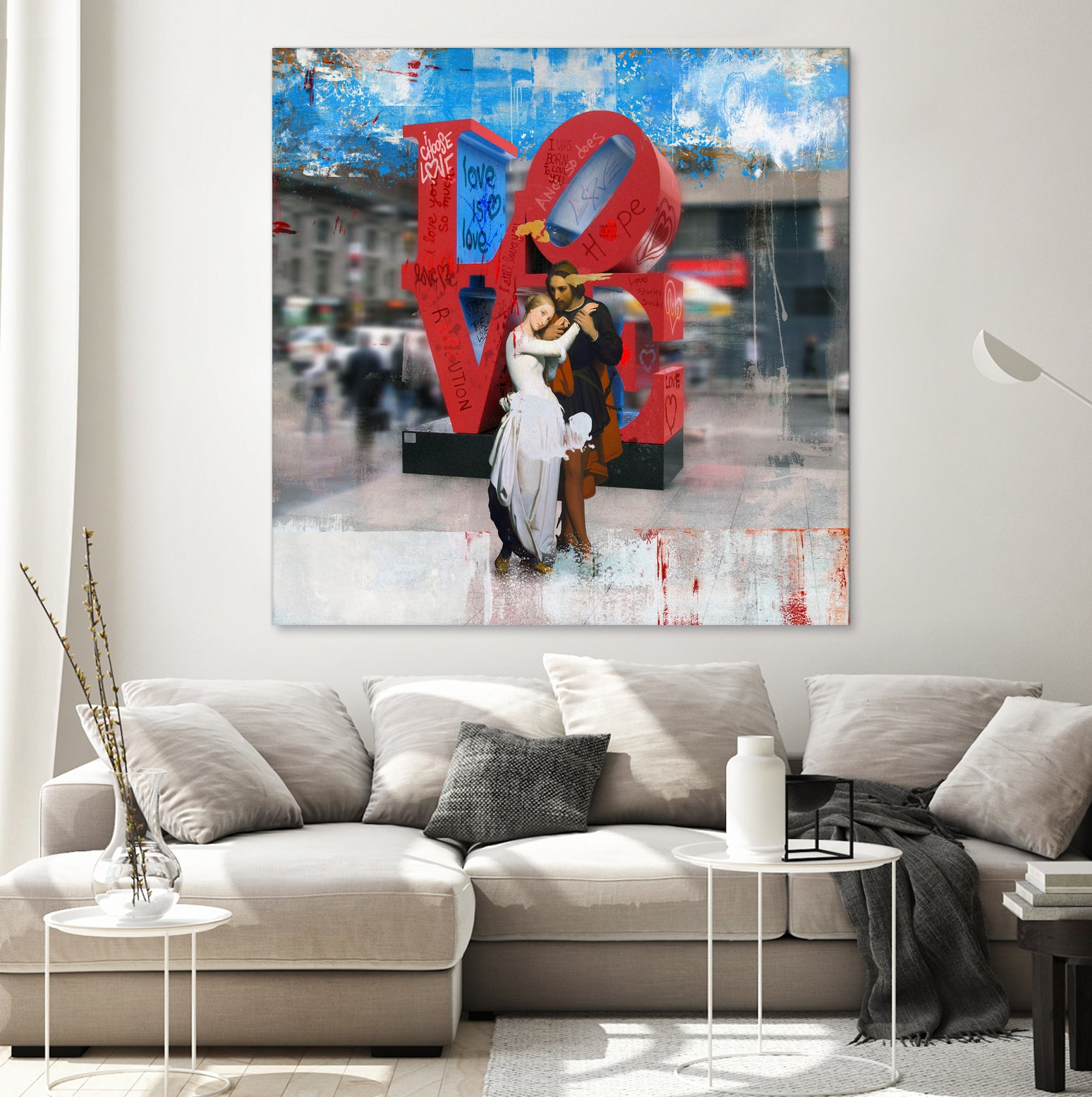 Love II by José Luis Guerrero on GIANT ART - red digital painting