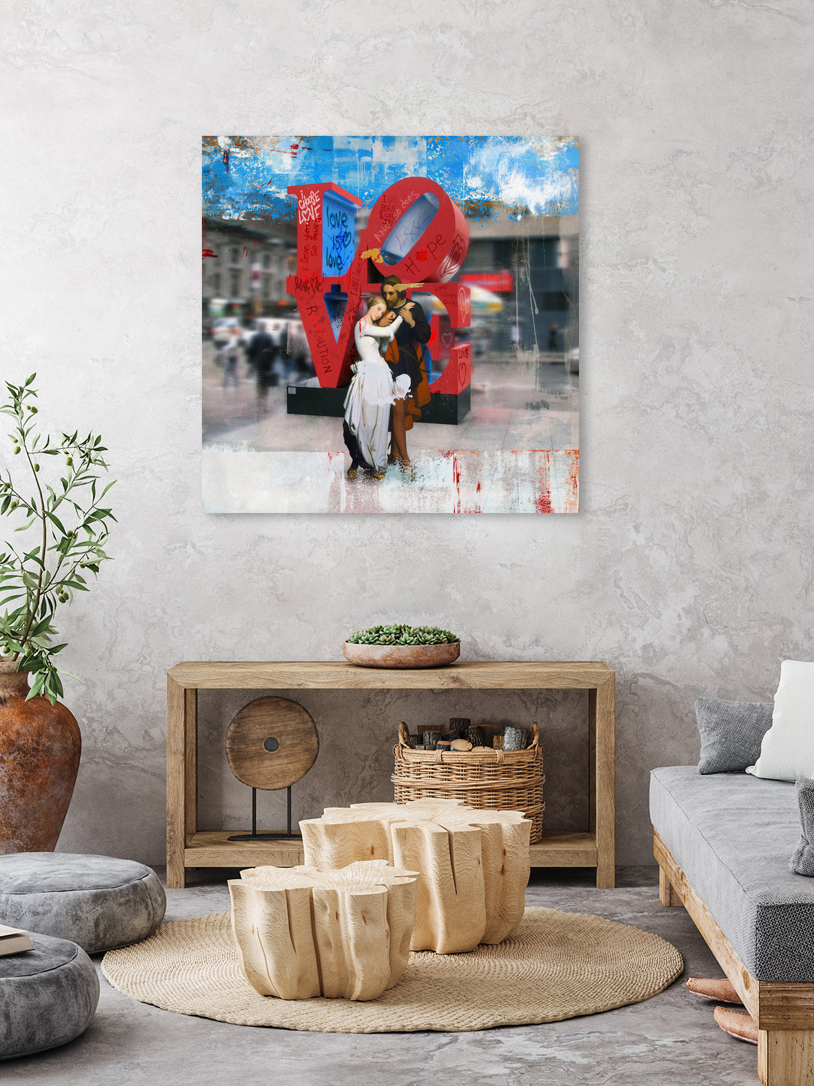 Love II by José Luis Guerrero on GIANT ART - red digital painting