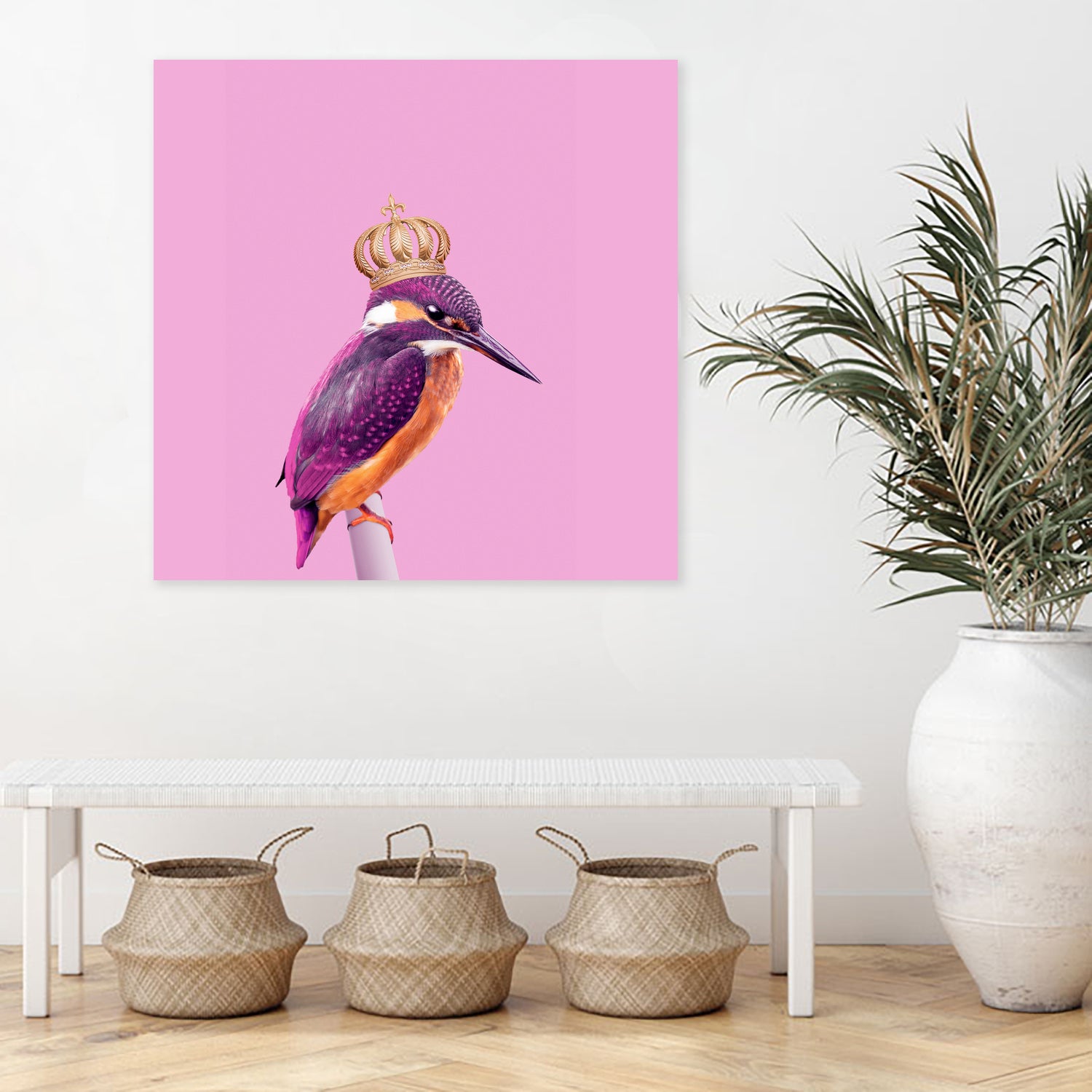 QUEENFISHER by Jonas Loose on GIANT ART - pink photo manipulation