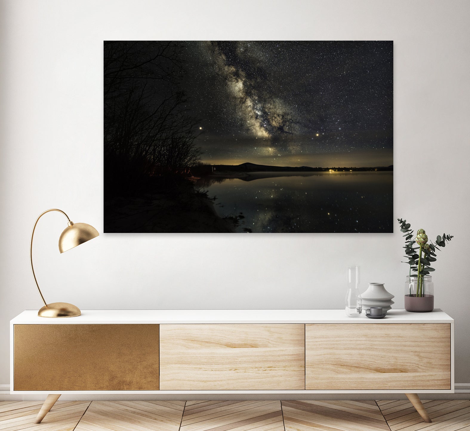 Milky way by Lorenzo Bustillo on GIANT ART - gray photo illustration