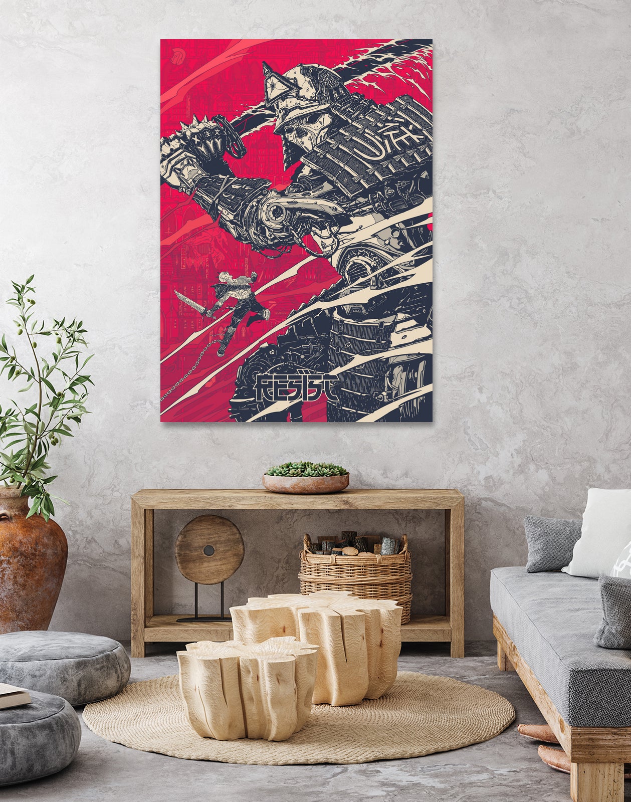 Resistor by Dean Falsify Cook on GIANT ART - red digital painting