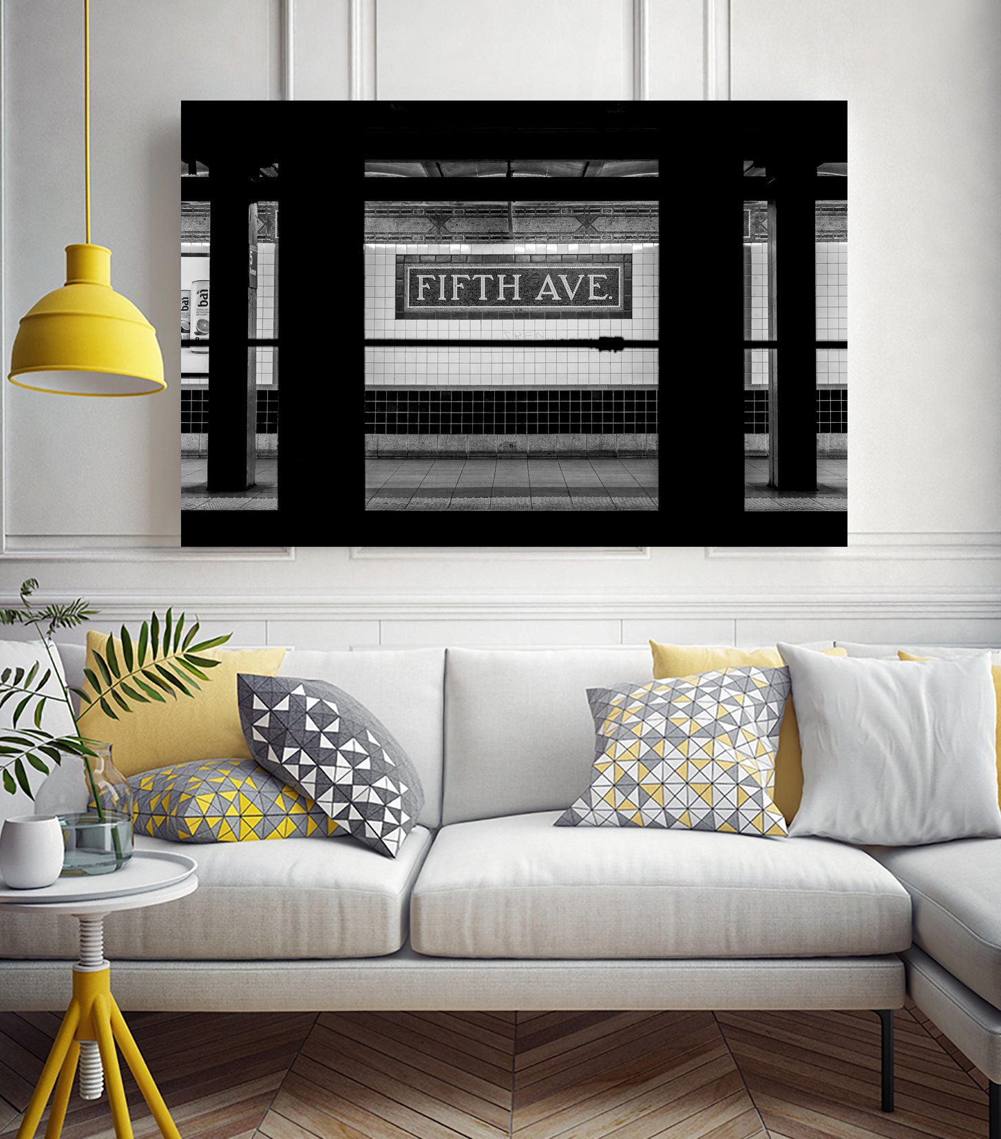 Fifth Ave Subway by Jianfeng Chen on GIANT ART - black photo manipulation