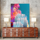 2099 by Dorian Legret on GIANT ART - blue photo illustration