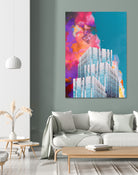 2099 by Dorian Legret on GIANT ART - blue photo illustration