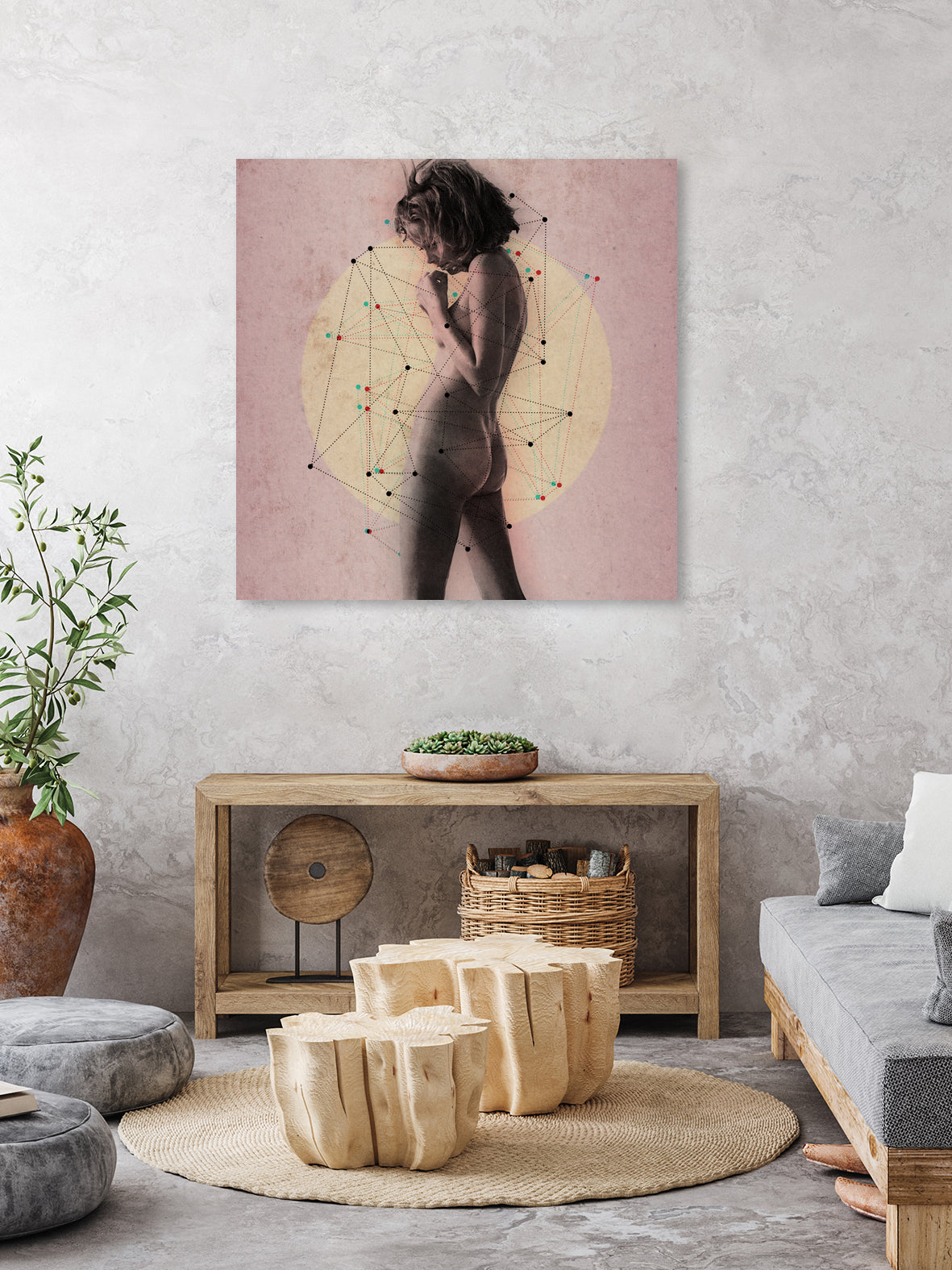 Pink Confusion by Sammy Slabbinck on GIANT ART - fuchsia photo illustration