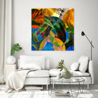 Retro Tropical Tiki Fantasy by Mar Cantón on GIANT ART - white digital painting
