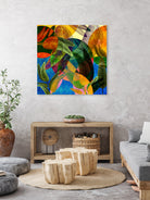 Retro Tropical Tiki Fantasy by Mar Cantón on GIANT ART - white digital painting