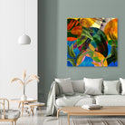 Retro Tropical Tiki Fantasy by Mar Cantón on GIANT ART - white digital painting