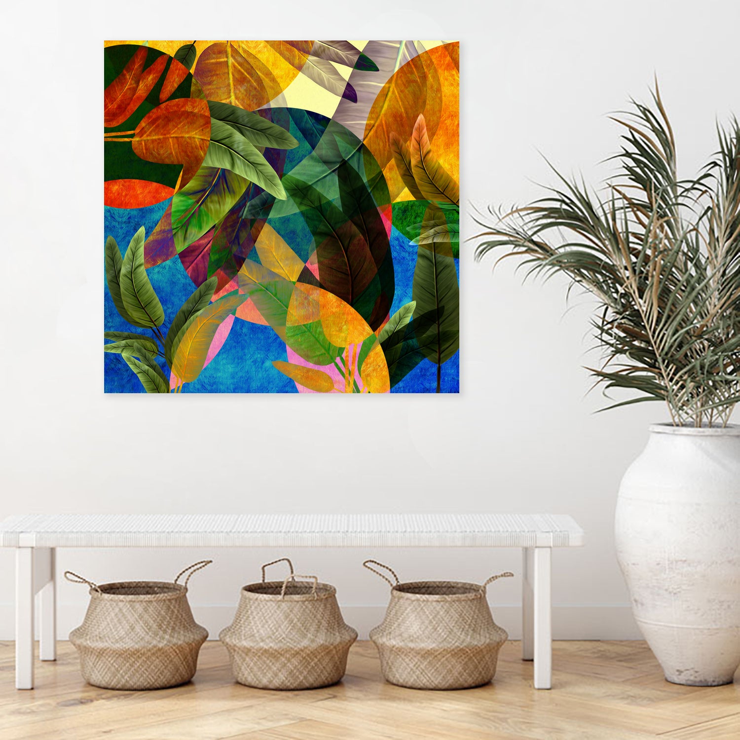 Retro Tropical Tiki Fantasy by Mar Cantón on GIANT ART - white digital painting