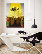 Abduction by José Luis Guerrero on GIANT ART - yellow digital painting