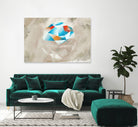 Geometries II by Raffael Pindell on GIANT ART - blue digital painting