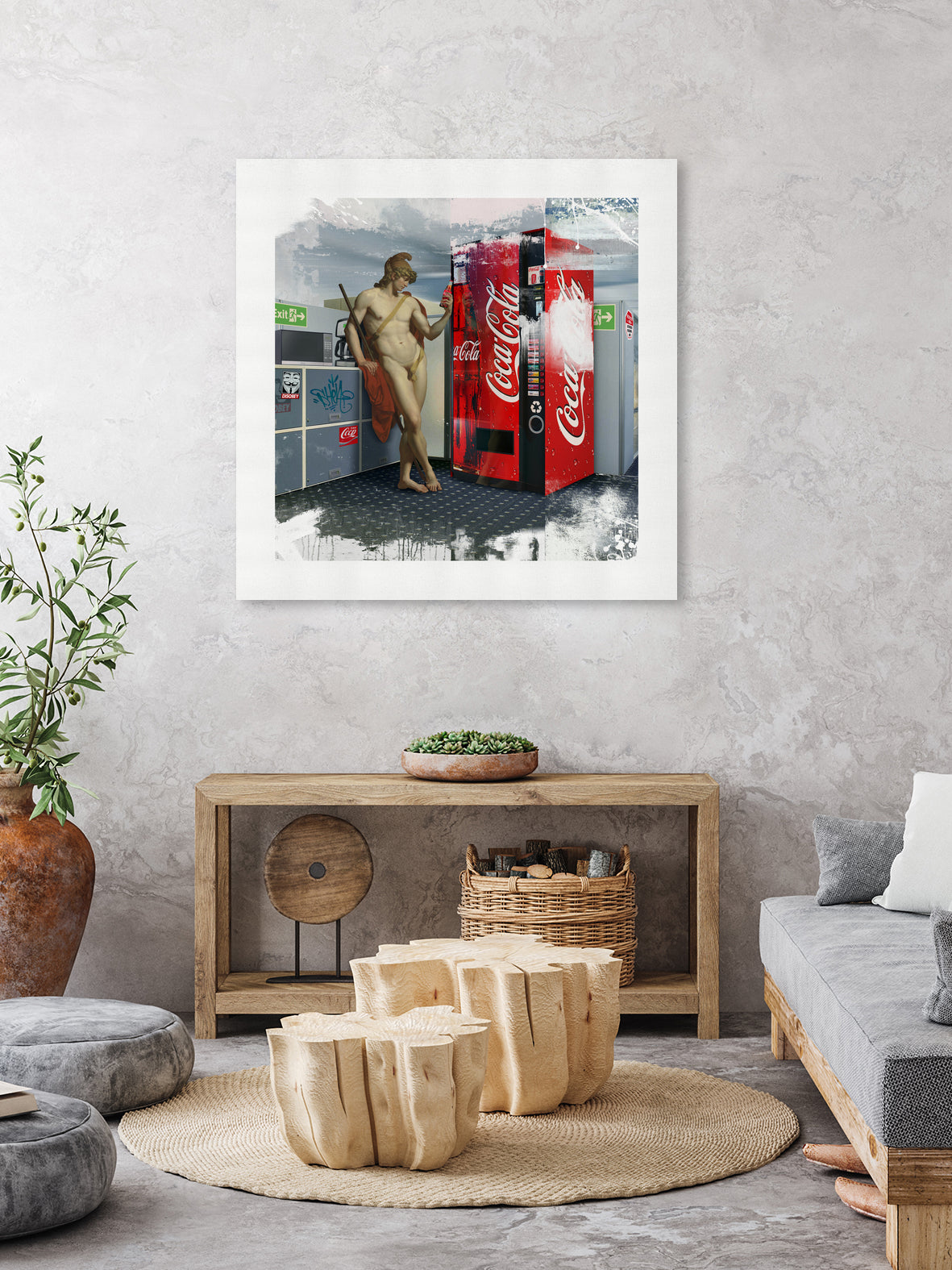 Taking a break by José Luis Guerrero on GIANT ART - red digital painting