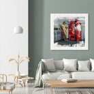 Taking a break by José Luis Guerrero on GIANT ART - red digital painting