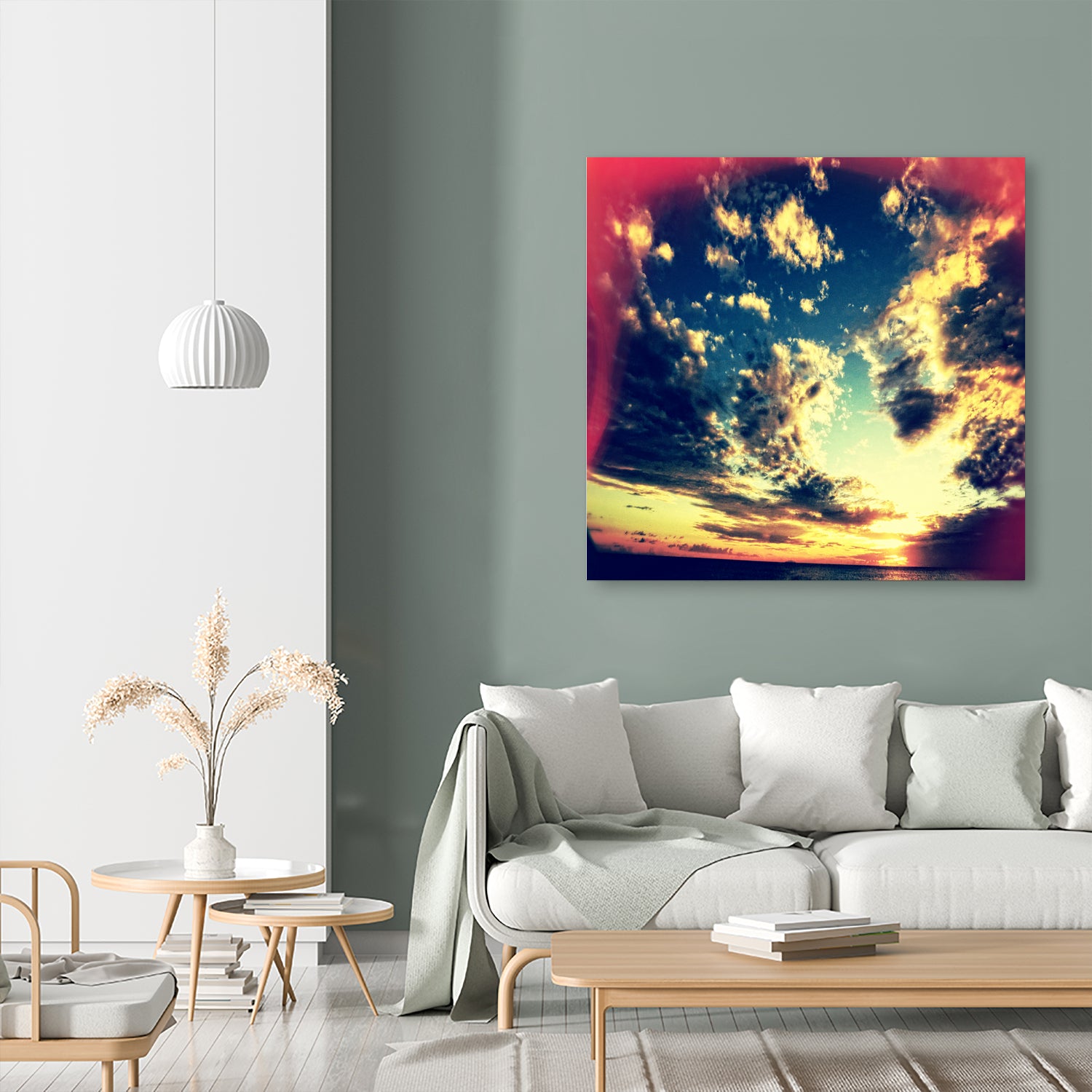 Without Nature We Are Nothing by Jorte Crioni on GIANT ART - blue photo illustration