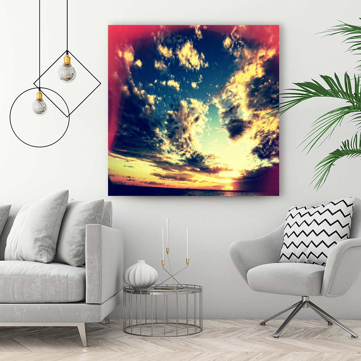 Without Nature We Are Nothing by Jorte Crioni on GIANT ART - blue photo illustration