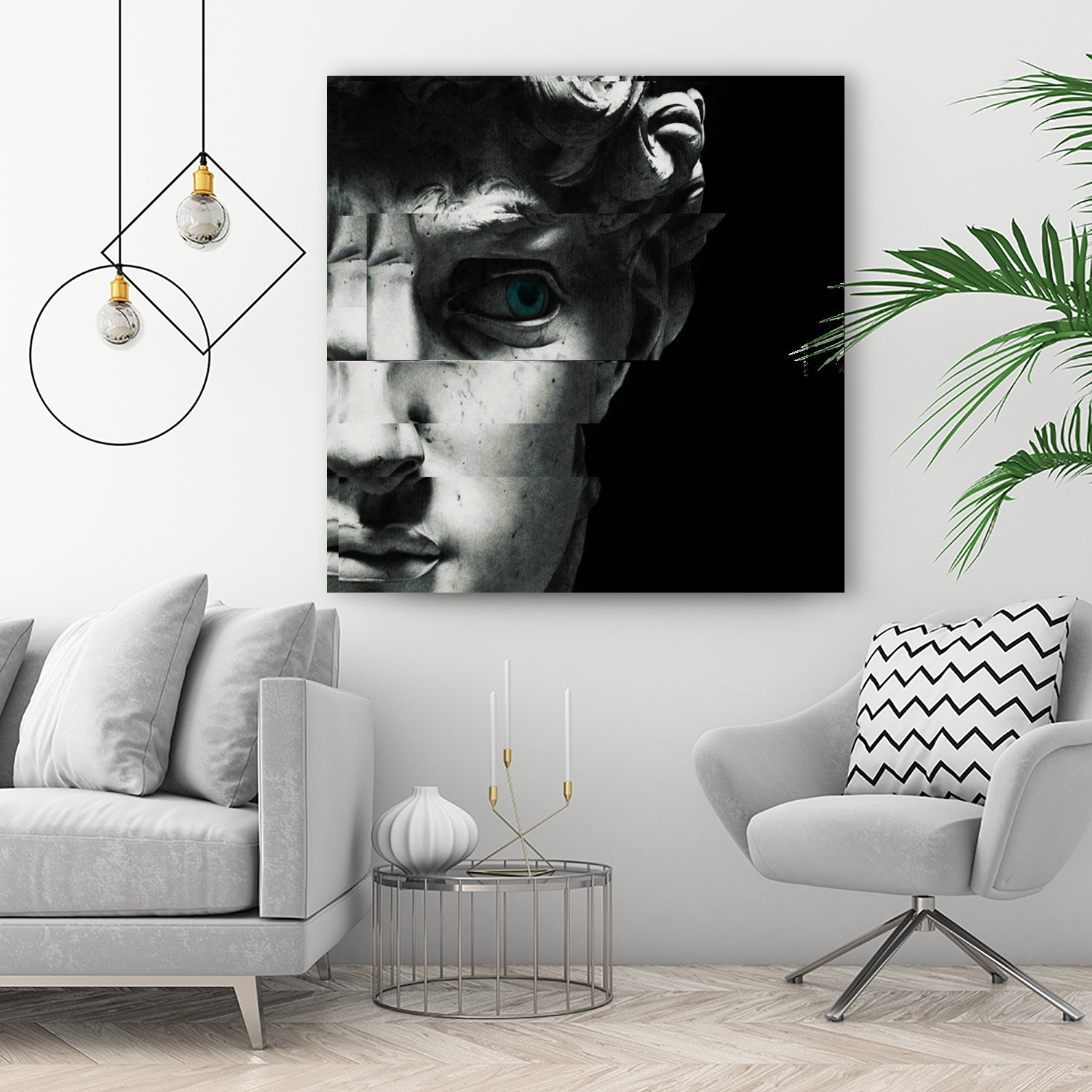 David's eye by Menelaos Trompoukis on GIANT ART - black digital painting