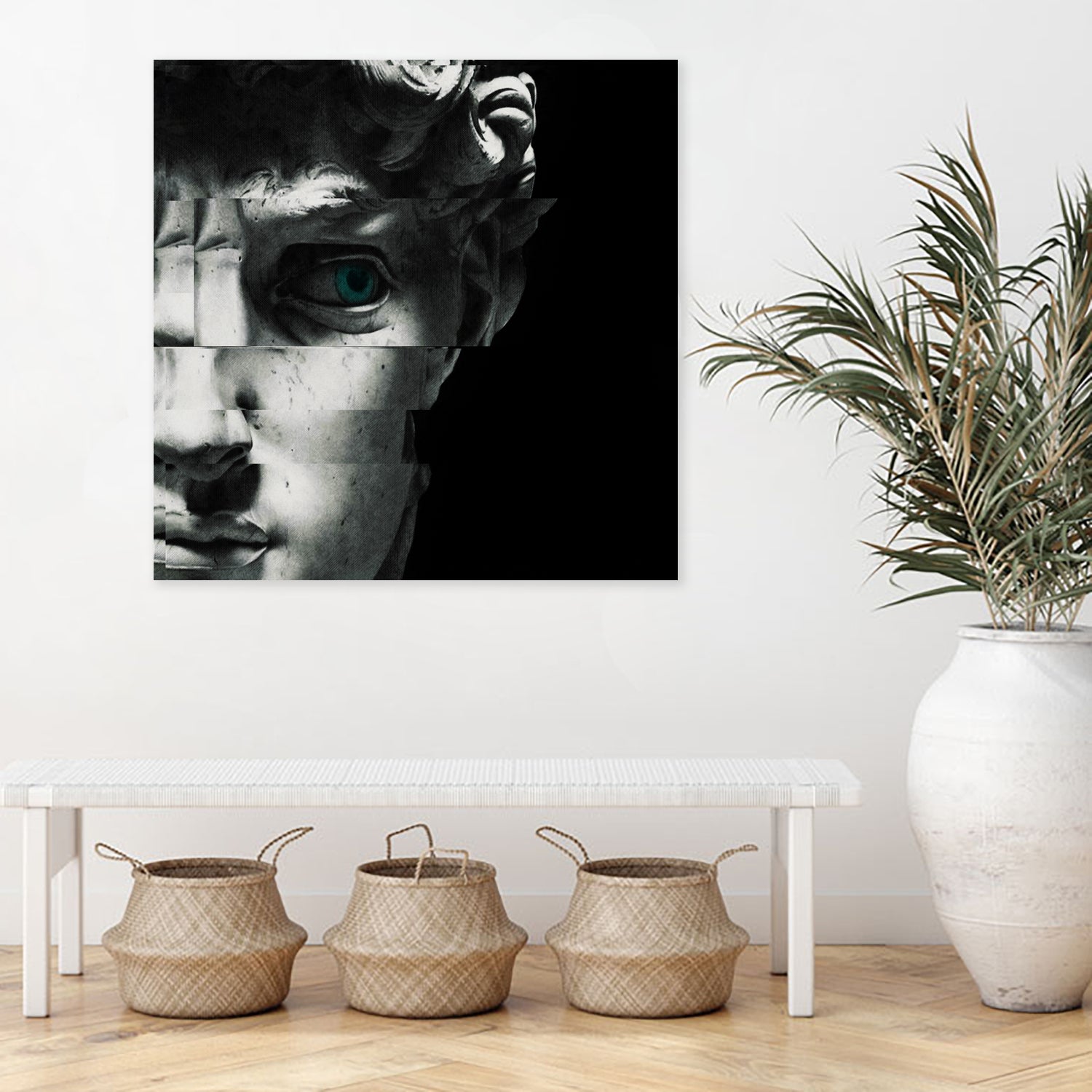 David's eye by Menelaos Trompoukis on GIANT ART - black digital painting