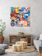 57 Great Jones Street by Pink Pank on GIANT ART - red mixed media