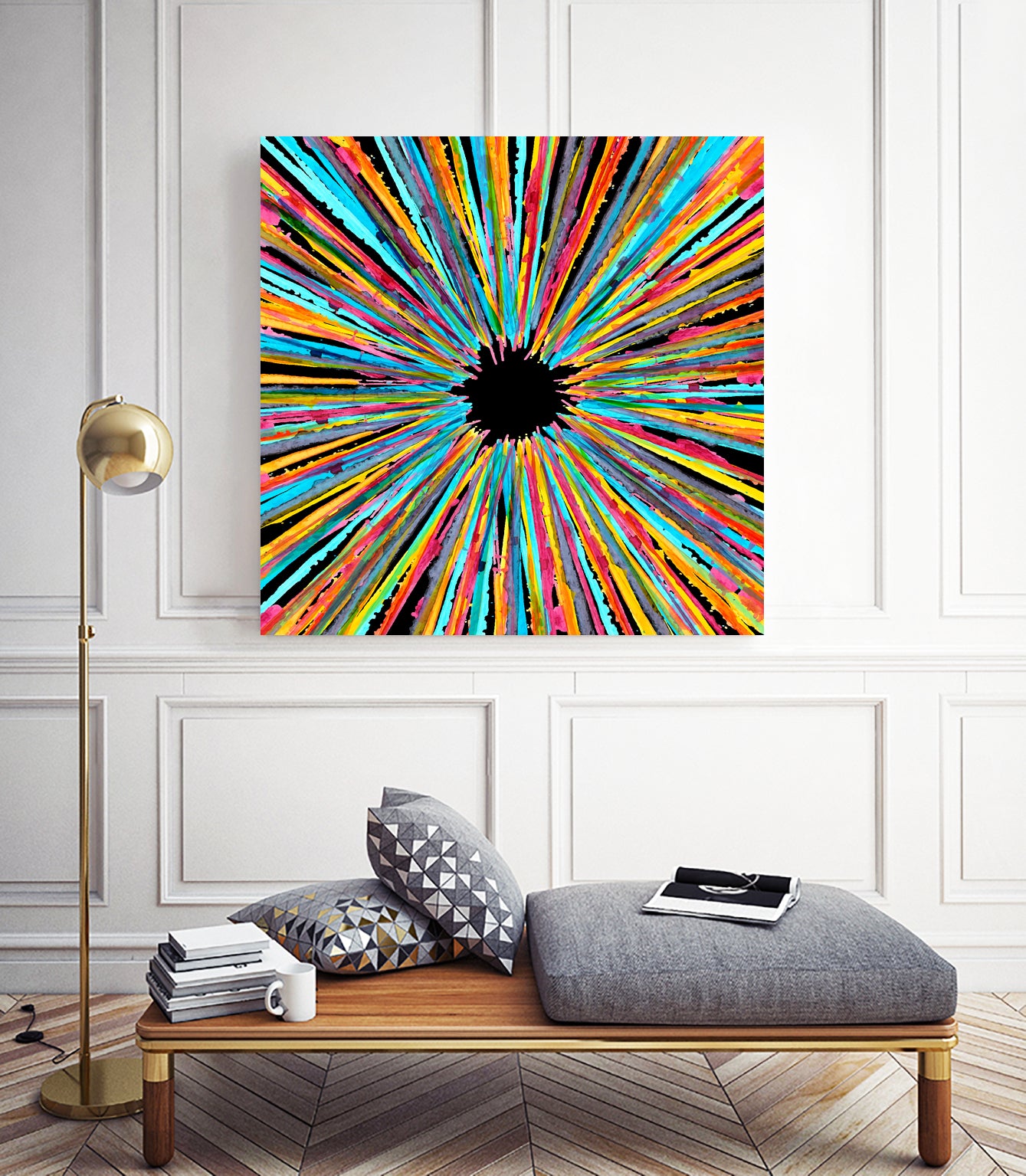 Big Bang by Sergio Marques on GIANT ART - white digital painting