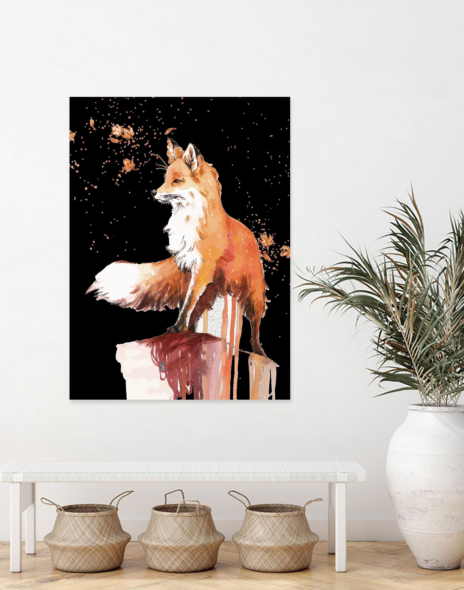 Fox by Sergio Marques on GIANT ART - brown digital painting