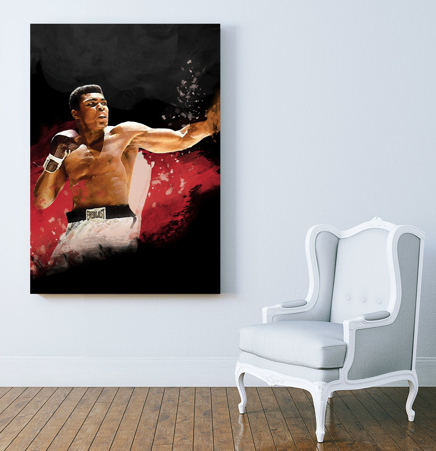 Muhammad Ali by Urvashi Suraiya on GIANT ART - red digital painting