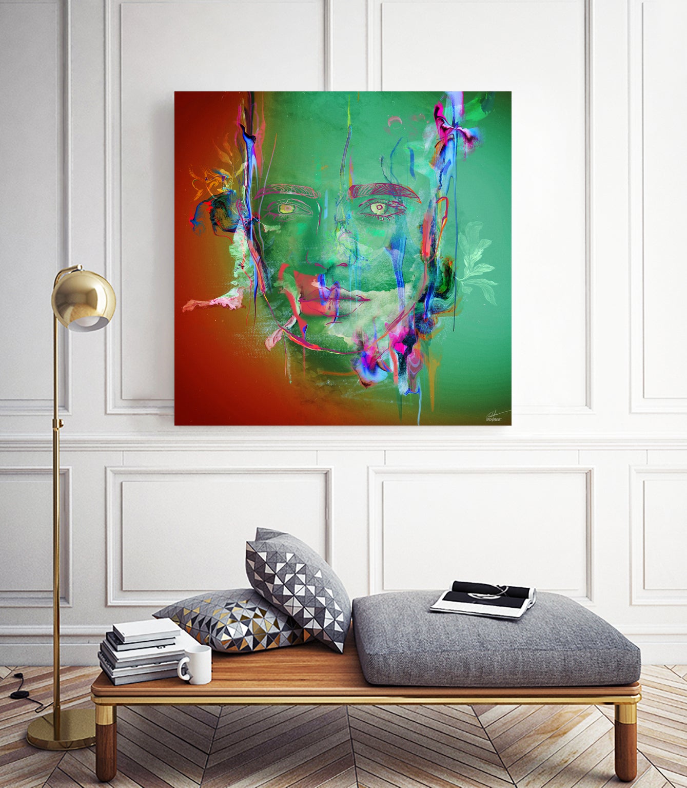 Hold On by Archan Nair on GIANT ART - green digital painting