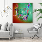 Hold On by Archan Nair on GIANT ART - green digital painting