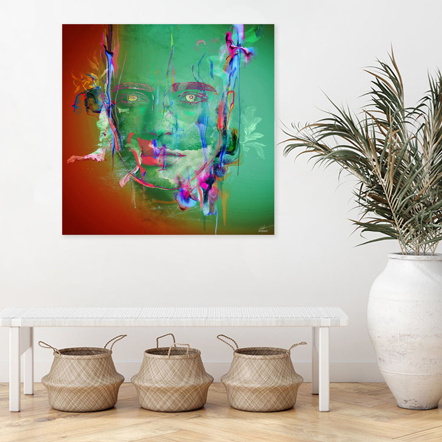 Hold On by Archan Nair on GIANT ART - green digital painting