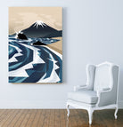 Breaking the waves by Sjoerd Piepenbrink on GIANT ART - blue digital painting