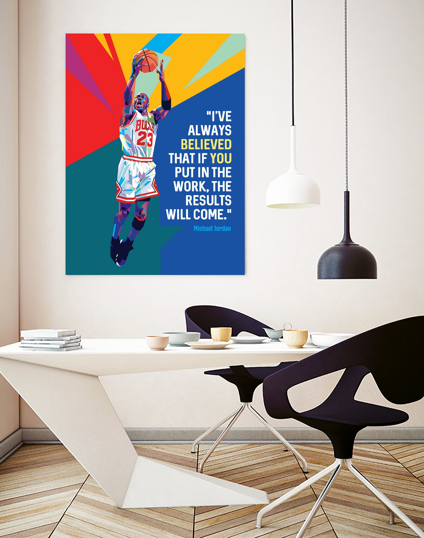 Michael Jordan Quote by Laksana Ardie on GIANT ART