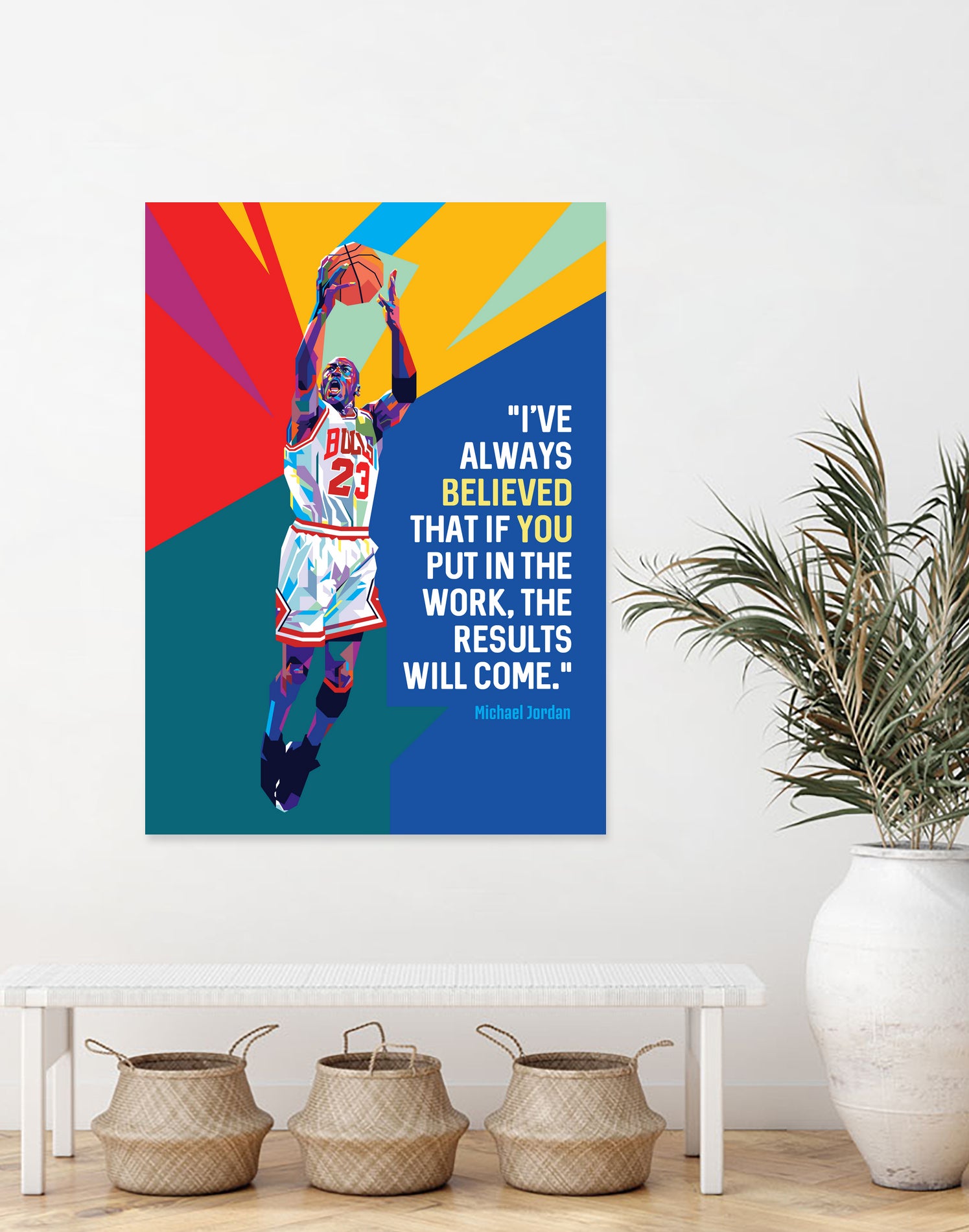 Michael Jordan Quote by Laksana Ardie on GIANT ART