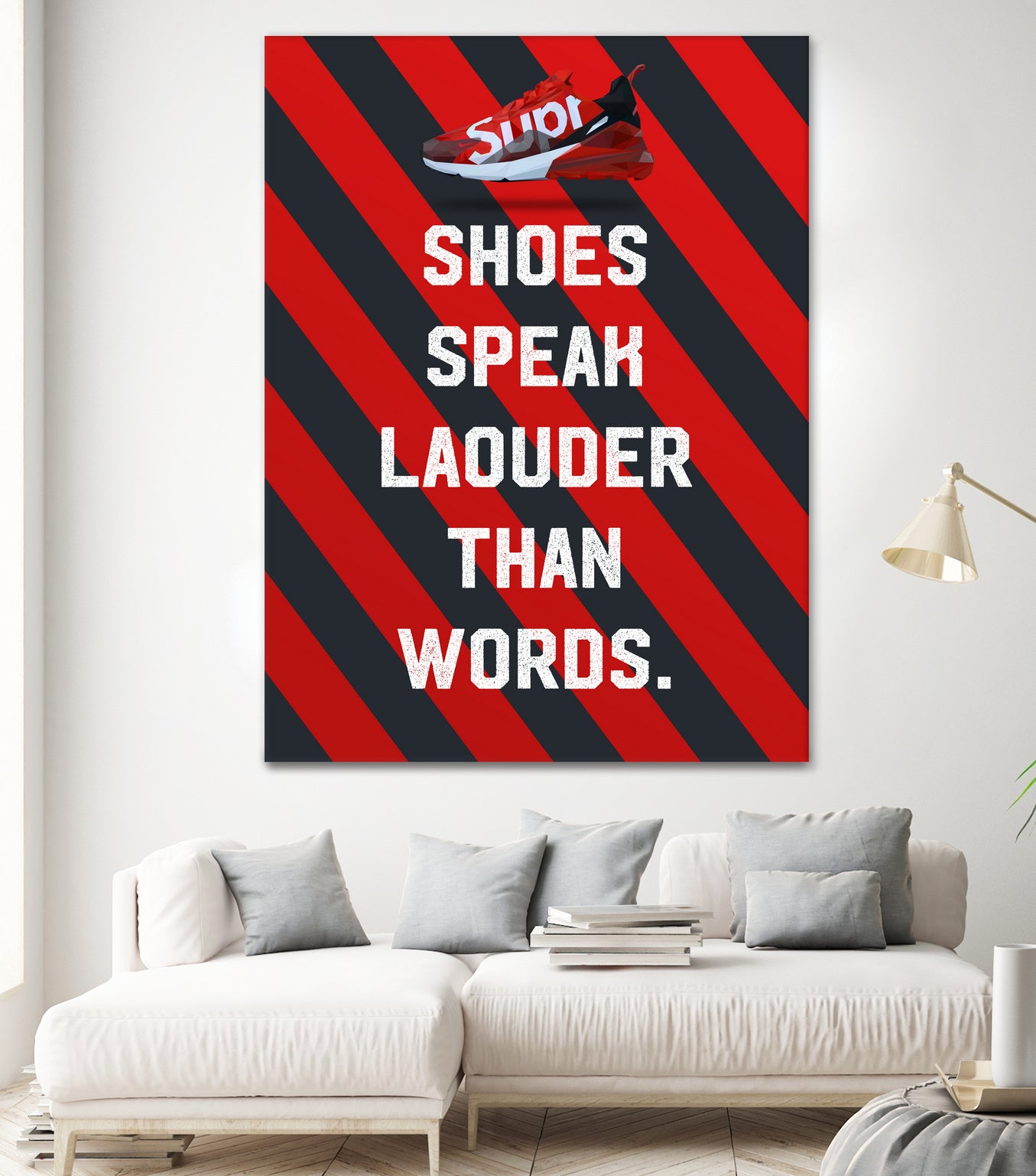 sneaker quotes MOTIVATION by Artnesia on GIANT ART