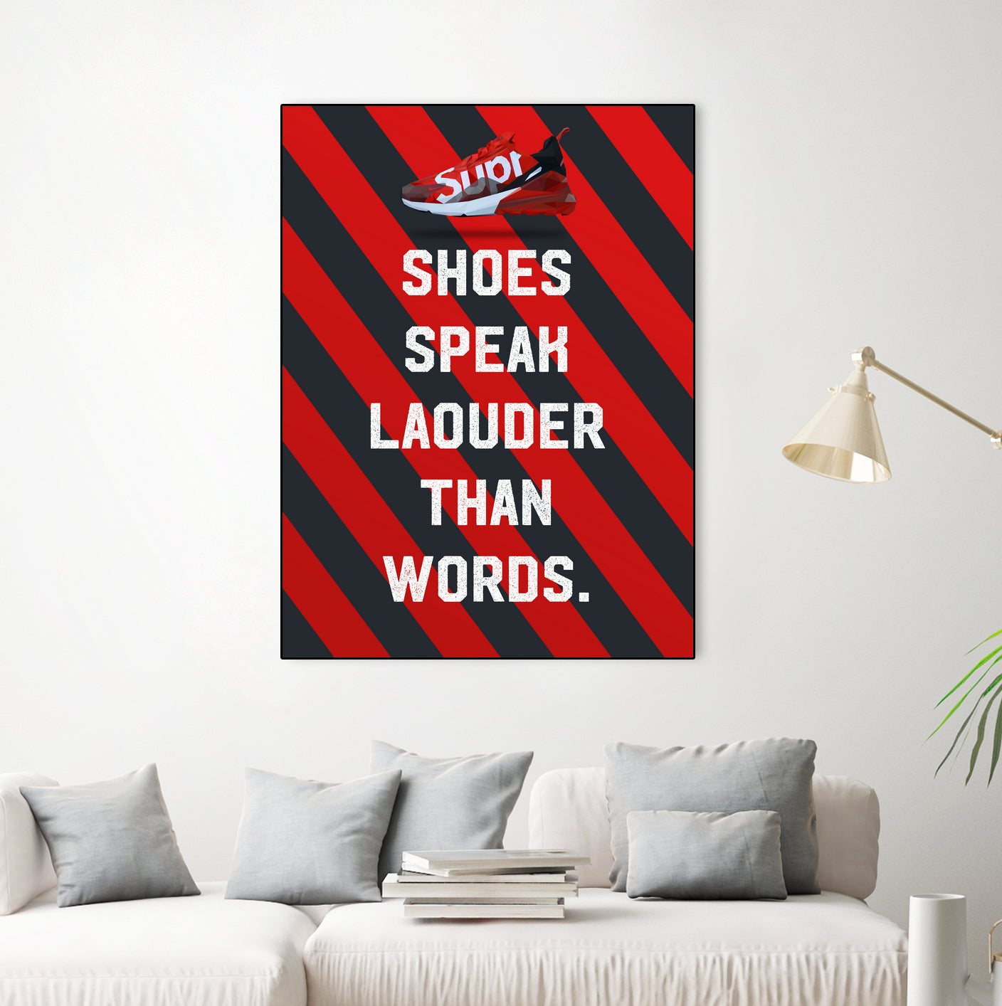 sneaker quotes MOTIVATION by Artnesia on GIANT ART