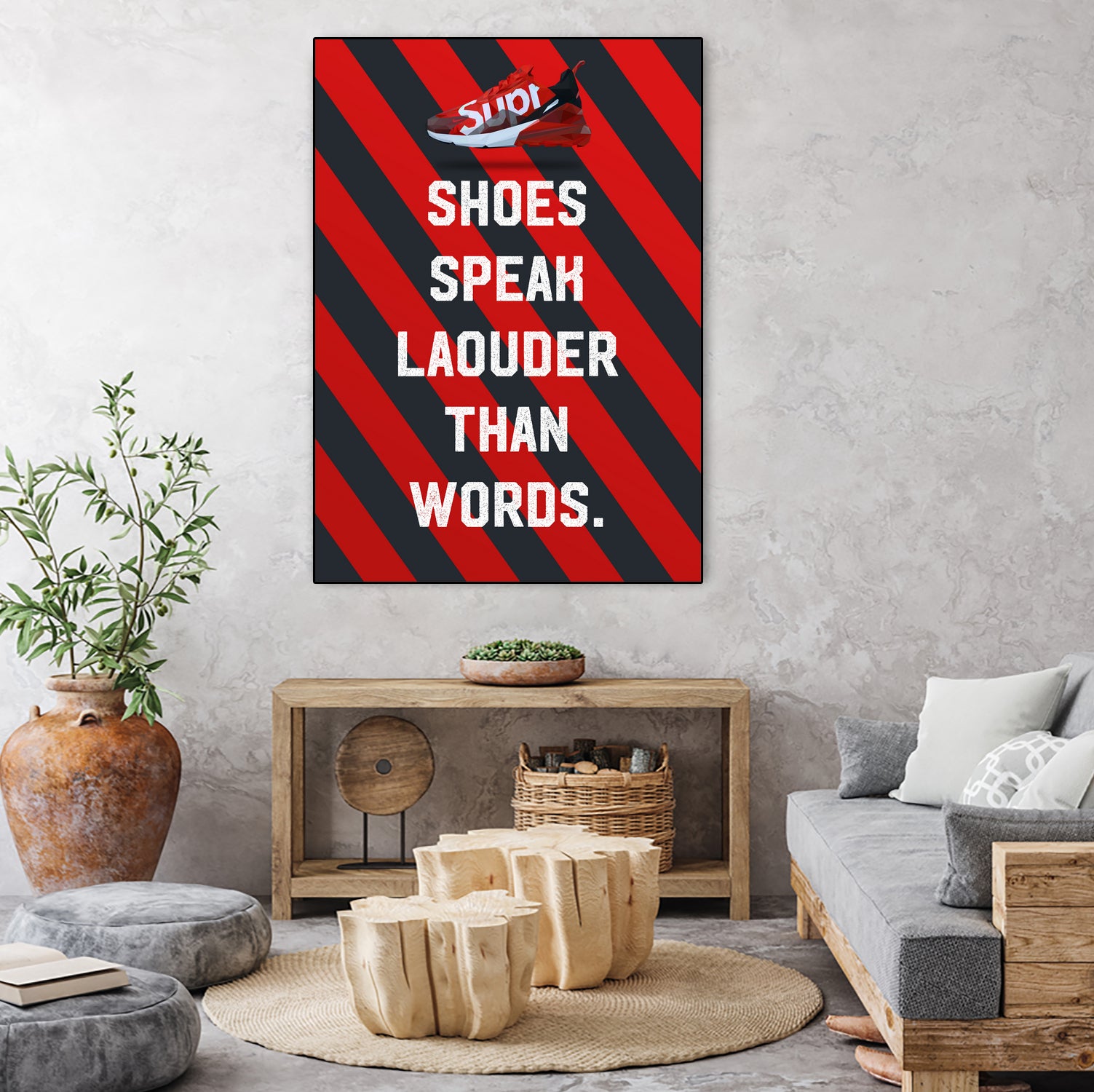 sneaker quotes MOTIVATION by Artnesia on GIANT ART