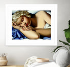 The Sleeping Girl I by Tamara de Lempicka on GIANT ART - blue master