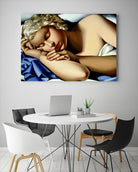 The Sleeping Girl I by Tamara de Lempicka on GIANT ART - blue master