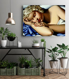 The Sleeping Girl I by Tamara de Lempicka on GIANT ART - blue master