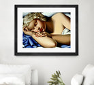 The Sleeping Girl I by Tamara de Lempicka on GIANT ART - blue master