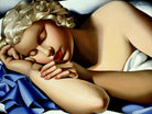 The Sleeping Girl I by Tamara de Lempicka on GIANT ART - blue master