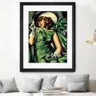 Young Lady with Gloves by Tamara de Lempicka on GIANT ART - beige master