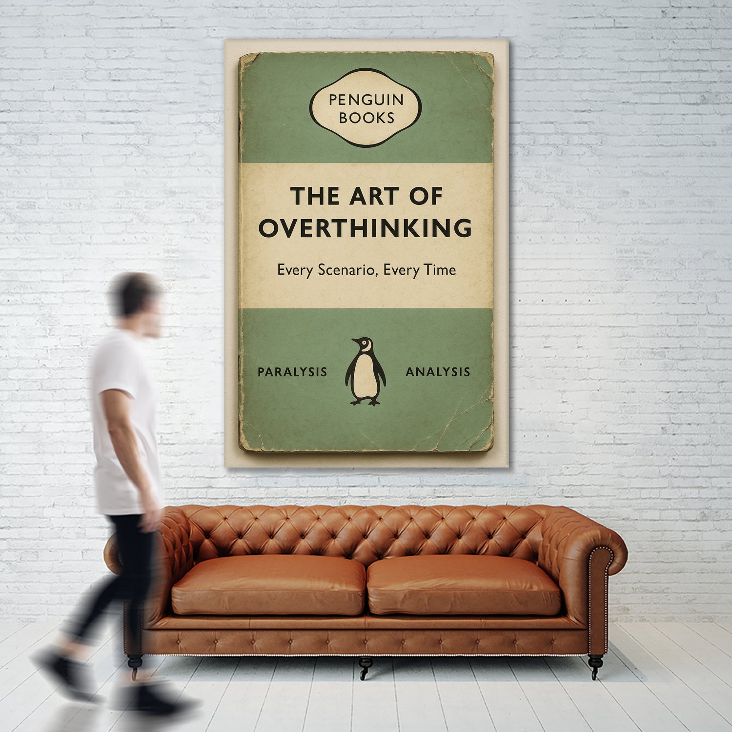 The Art of Overthinking by M Studio on GIANT ART - green positive vibes motivation