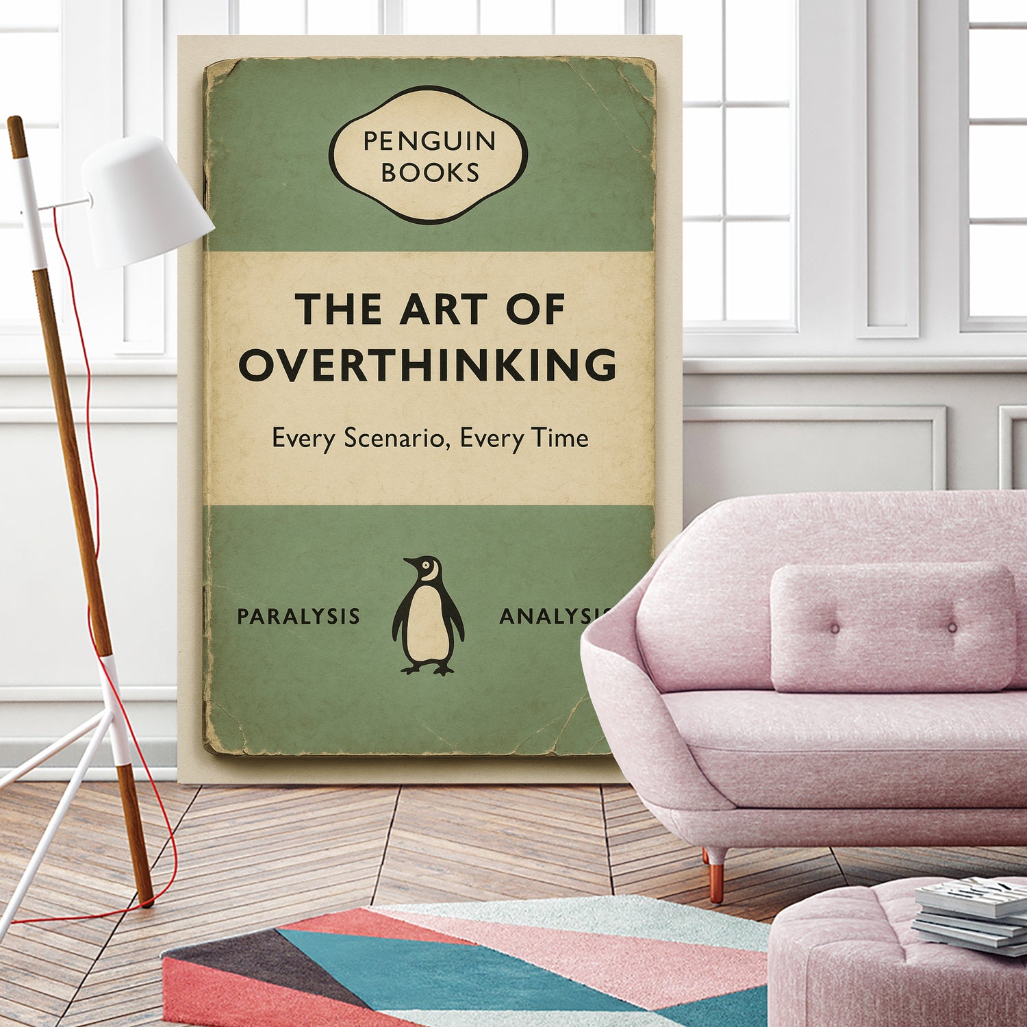 The Art of Overthinking by M Studio on GIANT ART - green positive vibes motivation