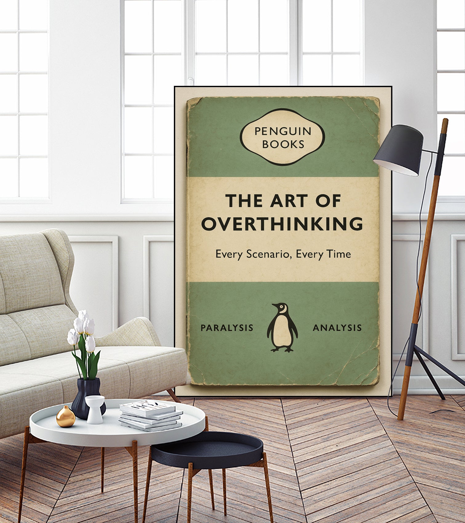 The Art of Overthinking by M Studio on GIANT ART - green positive vibes motivation