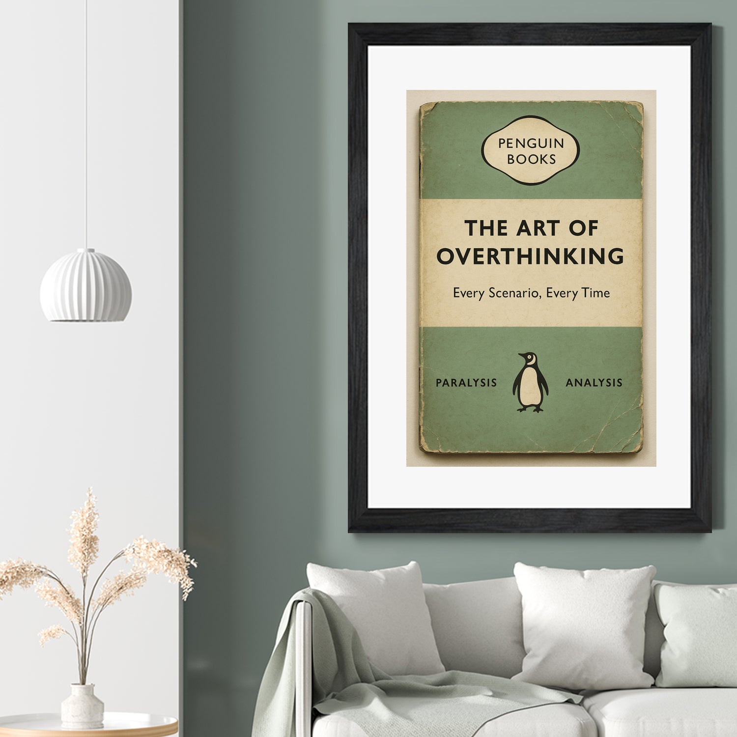 The Art of Overthinking by M Studio on GIANT ART - green positive vibes motivation