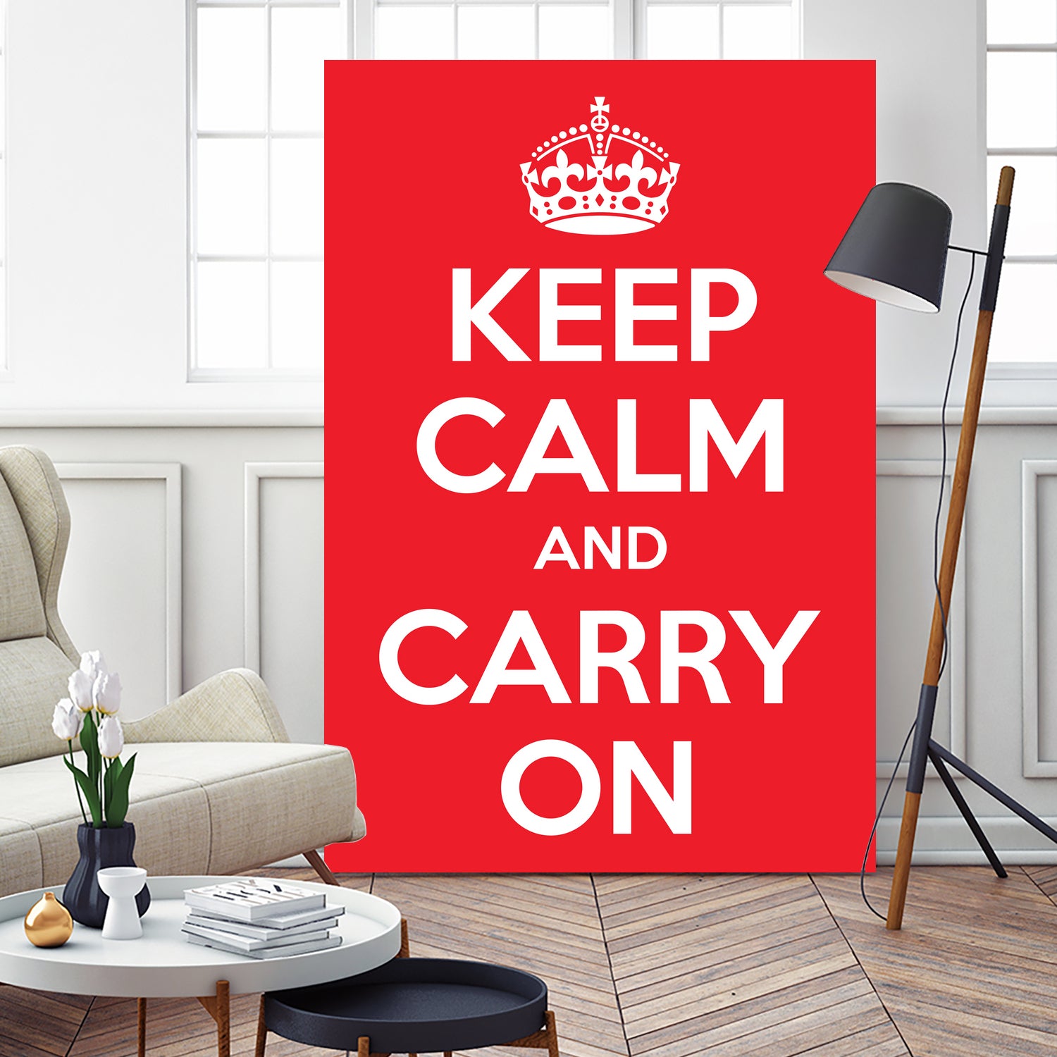 Keep Calm and Carry On by M Studio on GIANT ART - motivation